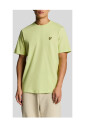tee-shirt-jaune-imprime-a-manches-courtes