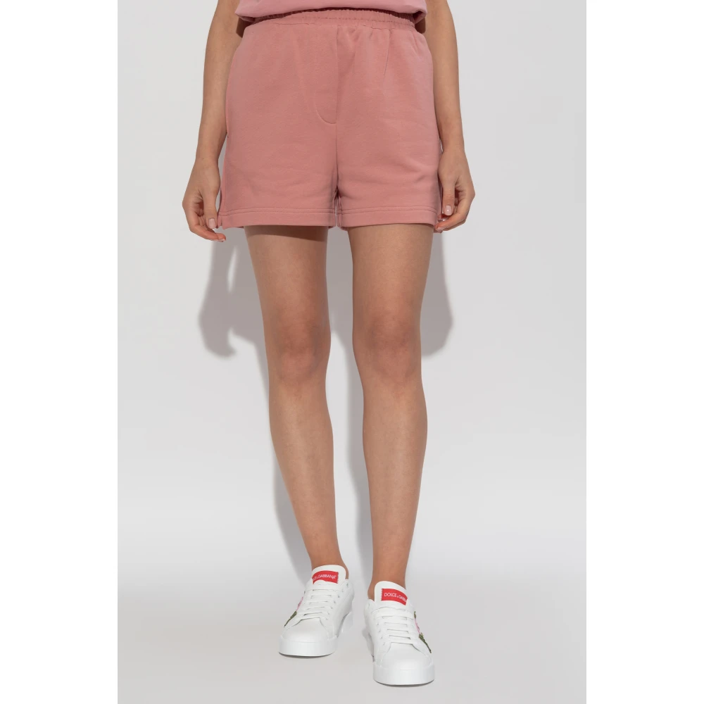 Dolce & Gabbana Katoenen shorts Pink Dames