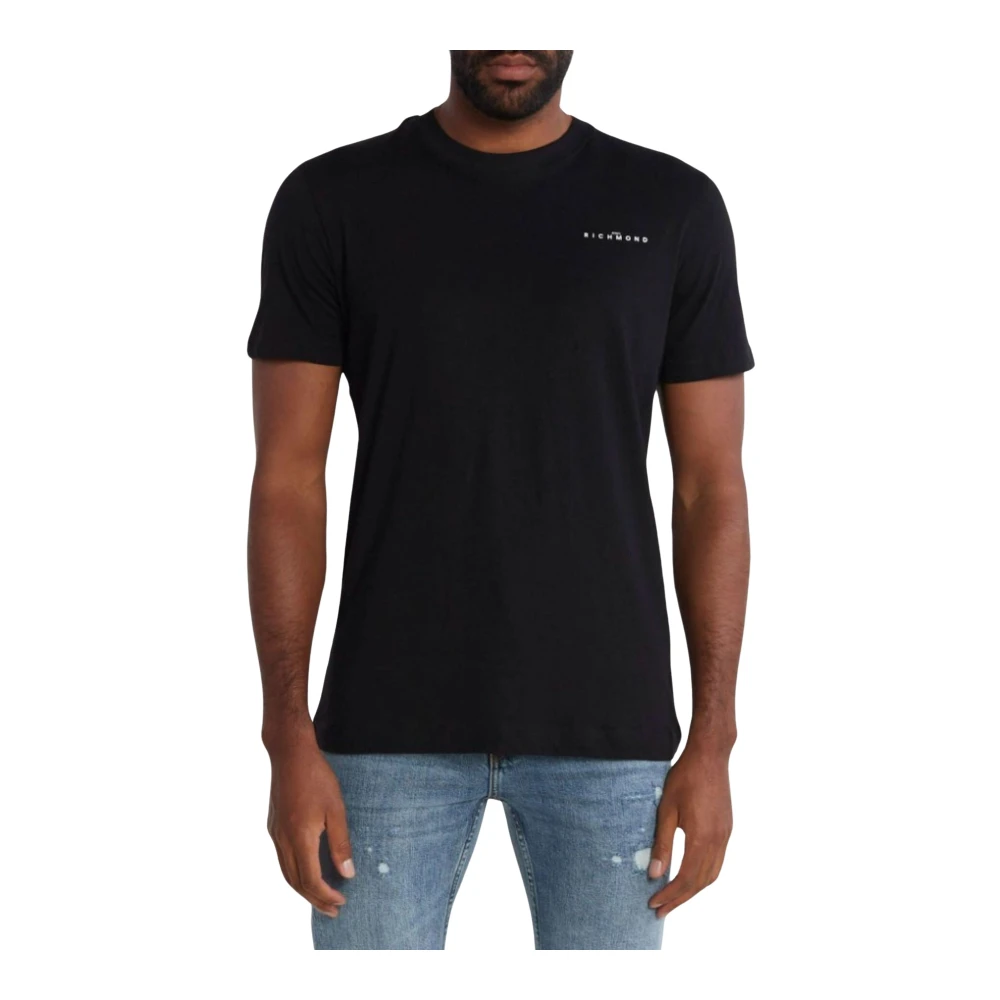 John Richmond Heren Casual T-Shirt Black Heren
