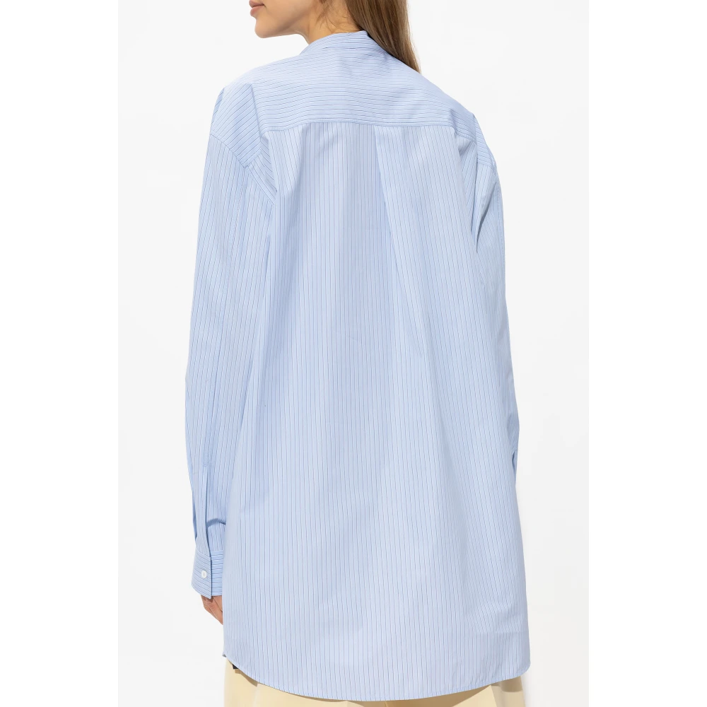 Jil Sander Oversized shirt Blue Dames