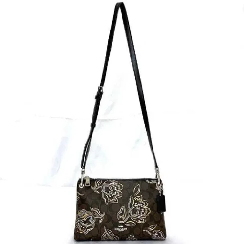 Coach Pre-owned Canvas shoulder-bags Multicolor Dames