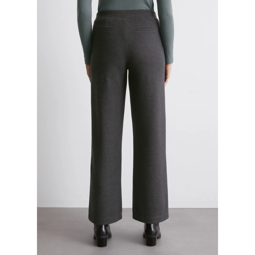 Marc O'Polo Jersey broek recht Gray Dames