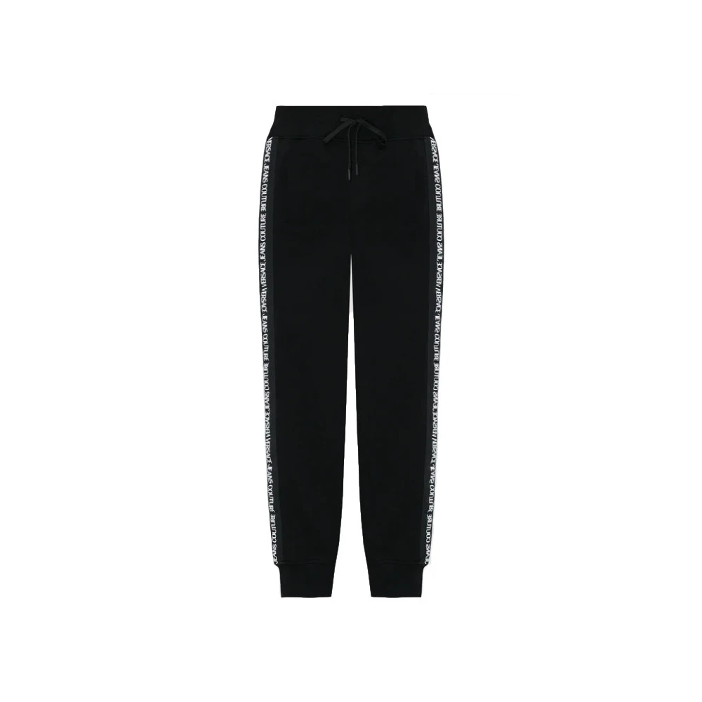 Versace Jeans Couture Men's Black Trendy Tape Jogging Trousers - Sweatpants - Xs - Trousers