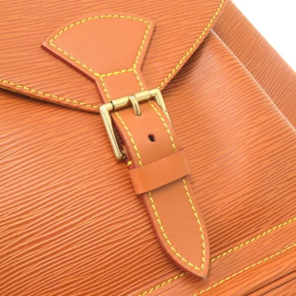 Louis Vuitton Vintage Pre-owned Leather backpacks Brown Dames