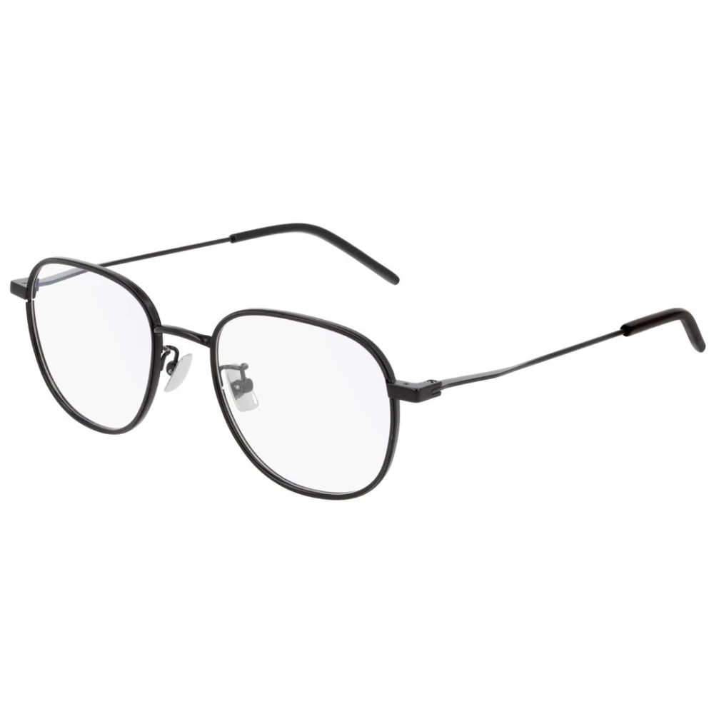 Saint Laurent Elegante Zwarte Leren Schoudertas Black Unisex