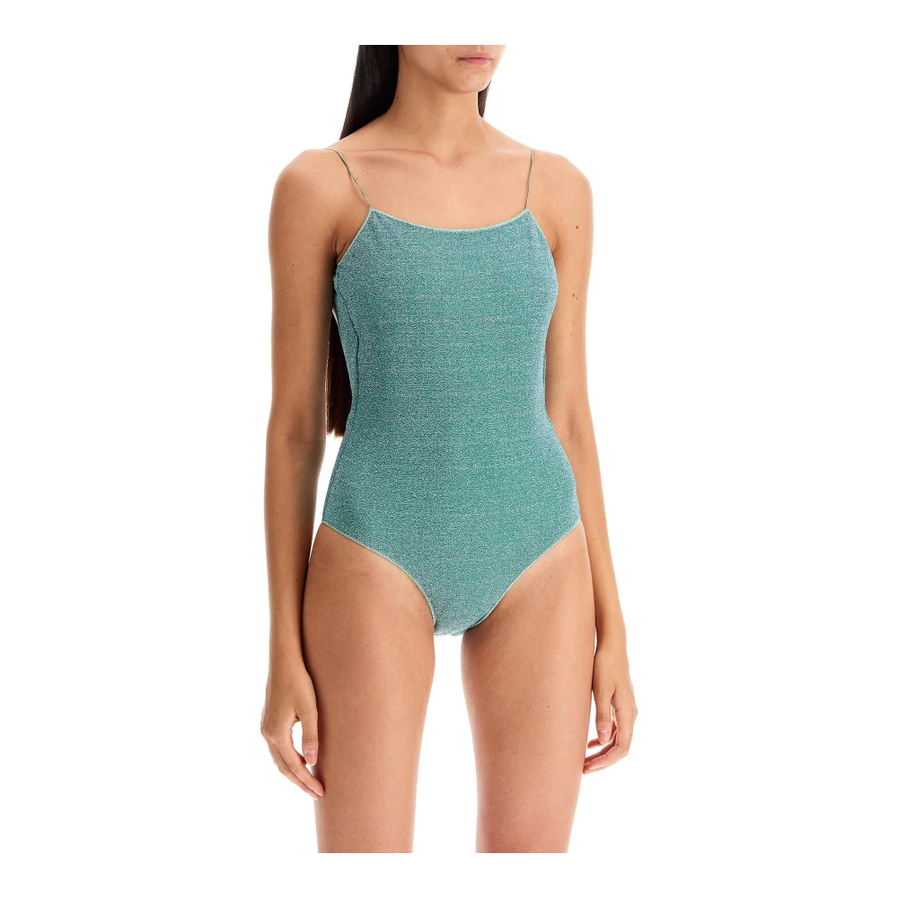 Oseree Lumière Lycra Lurex Badpak Green Dames