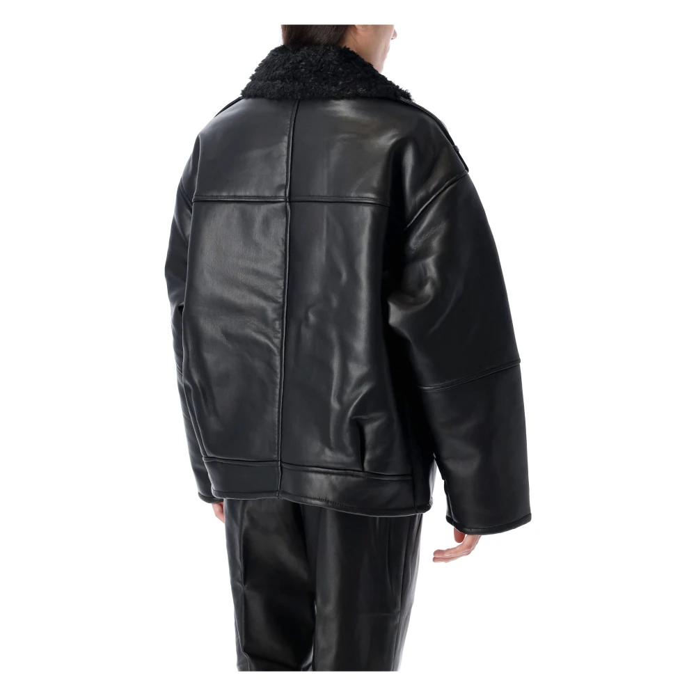 The Garment Zwarte Aviator Jacket Buitenkleding Black Dames