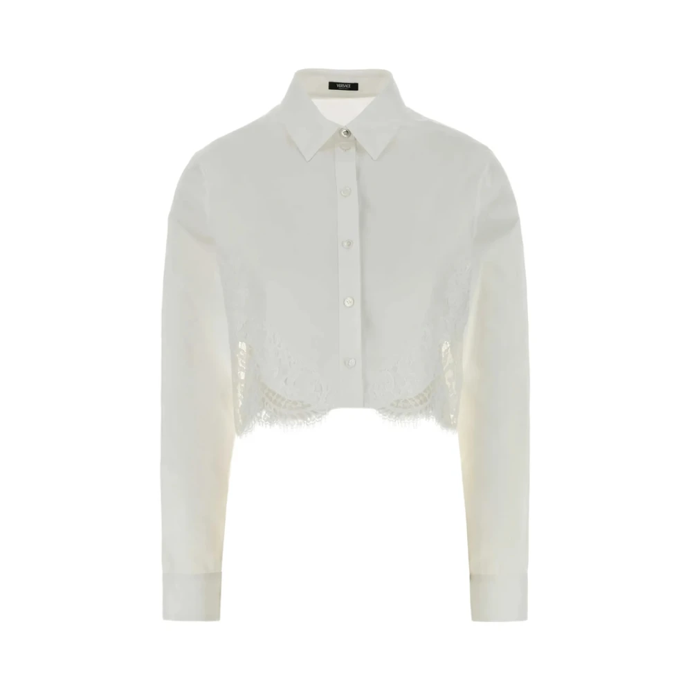 Versace Damen Weiß Blusen & Hemden, Xsgröße: