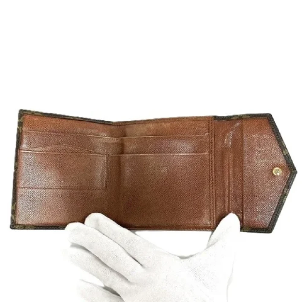 Louis Vuitton Vintage Pre-owned Canvas wallets Brown Dames