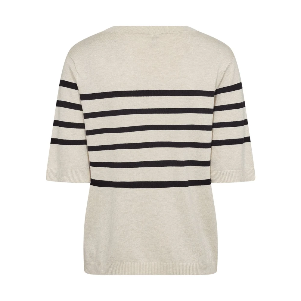 Soyaconcept Gestreepte Dollie Top Beige Dames