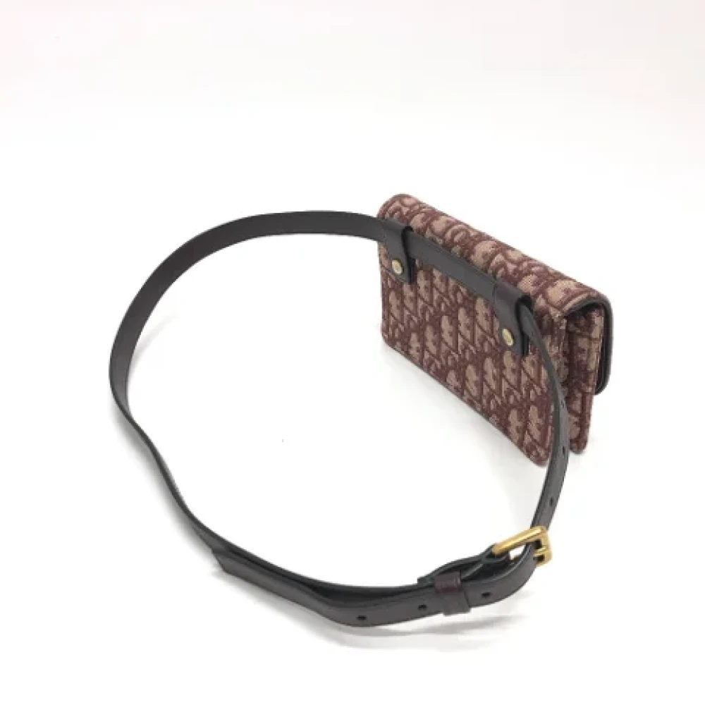 Dior Vintage Pre-owned Fabric dior-bags Brown Dames