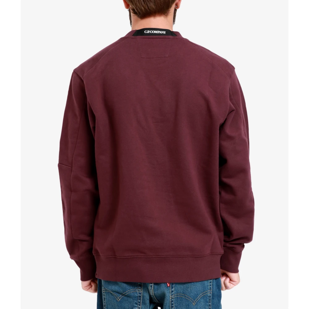 C.P. Company Bordeaux Sweater met Zak Red Heren