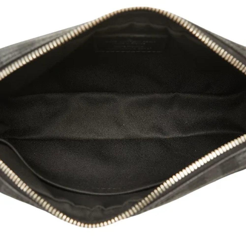 Louis Vuitton Vintage Pre-owned Canvas clutches Black Dames
