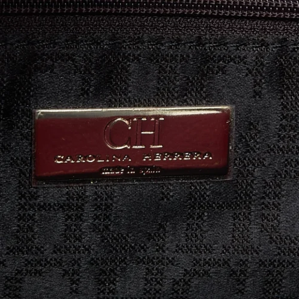 Carolina Herrera Pre-owned Leather totes Pink Dames