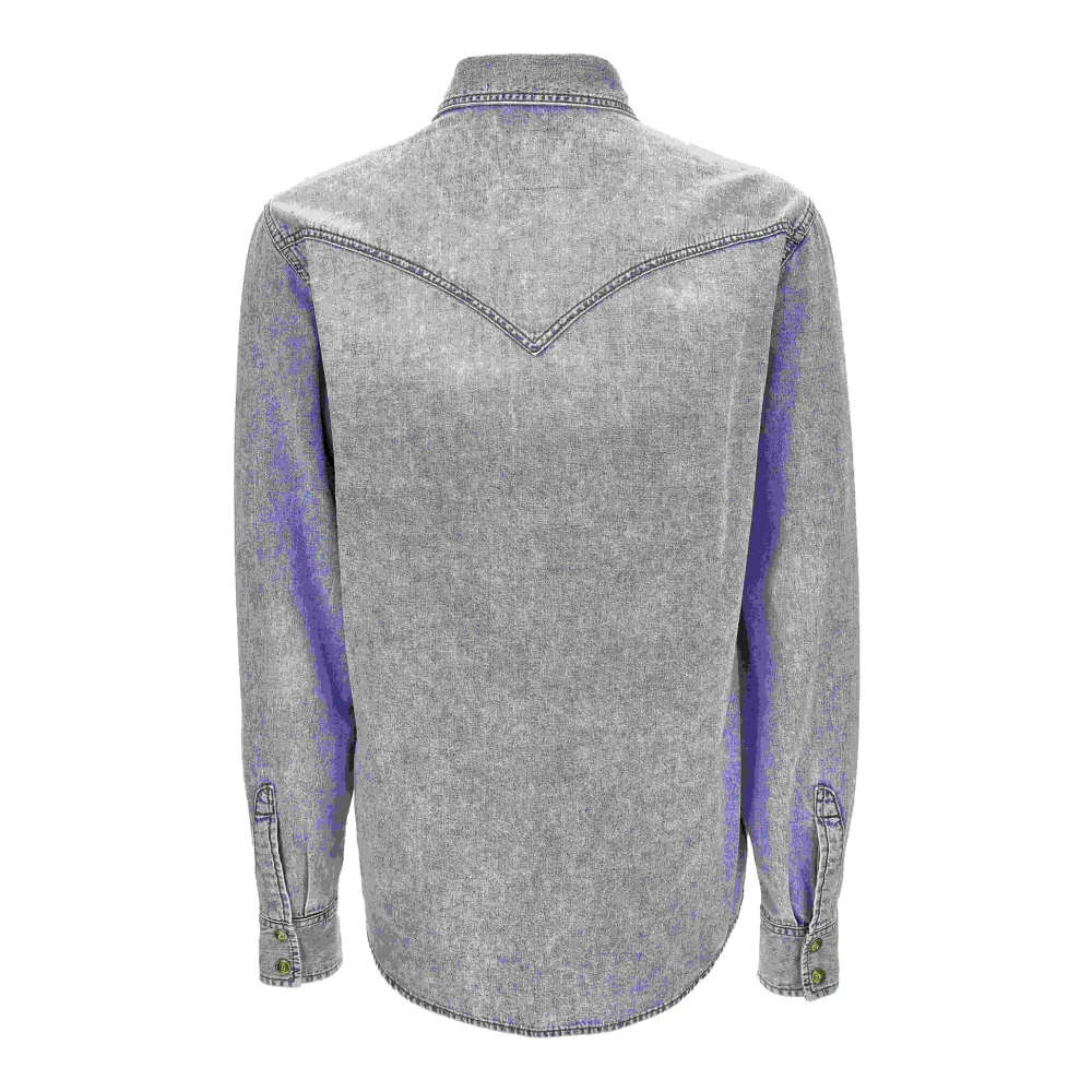 Versace Jeans Couture Overhemden Gray Heren