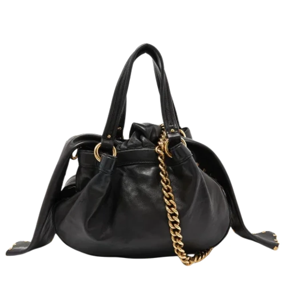 Marc Jacobs Pre-owned Leather handbags Black Dames