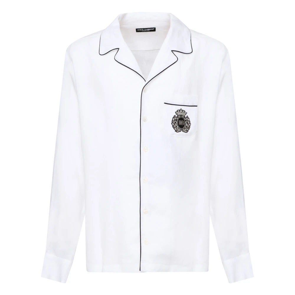 Dolce & Gabbana Wit Overhemd voor Mannen White Heren