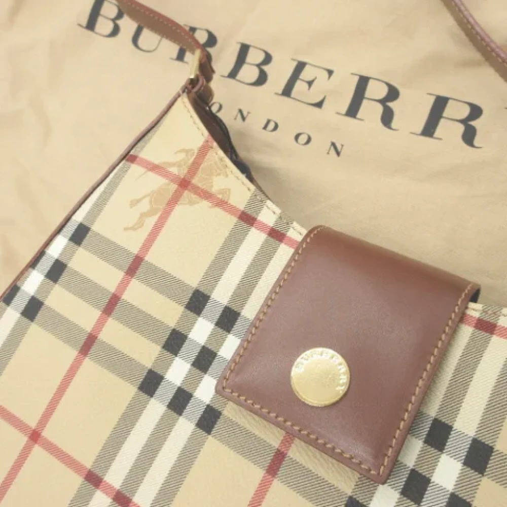 Burberry Vintage Pre-owned Plastic totes Beige Dames
