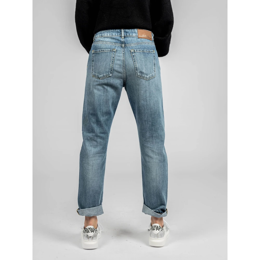 pinko Trendy Slim-fit Jeans Blue Dames