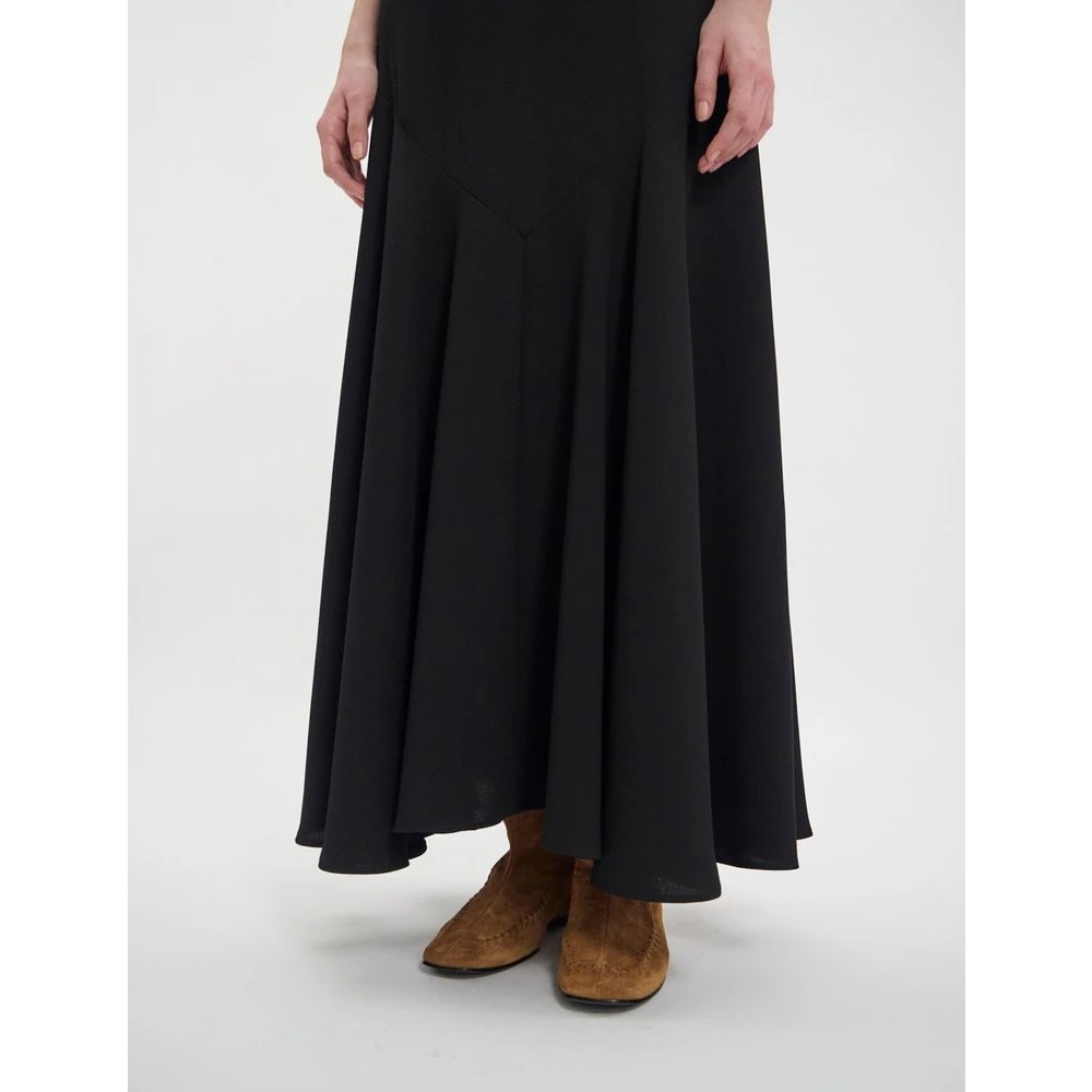 Ines De La Fressange Paris Velvette Skirt Black Dames