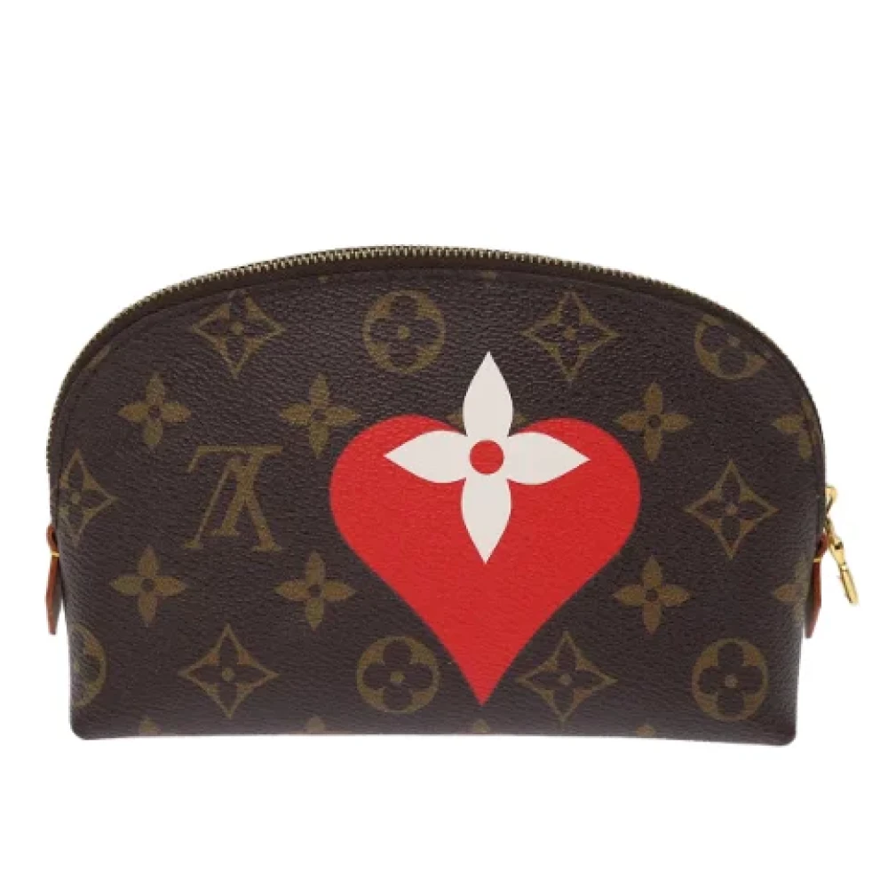 Louis Vuitton Vintage Pre-owned Canvas clutches Brown Dames