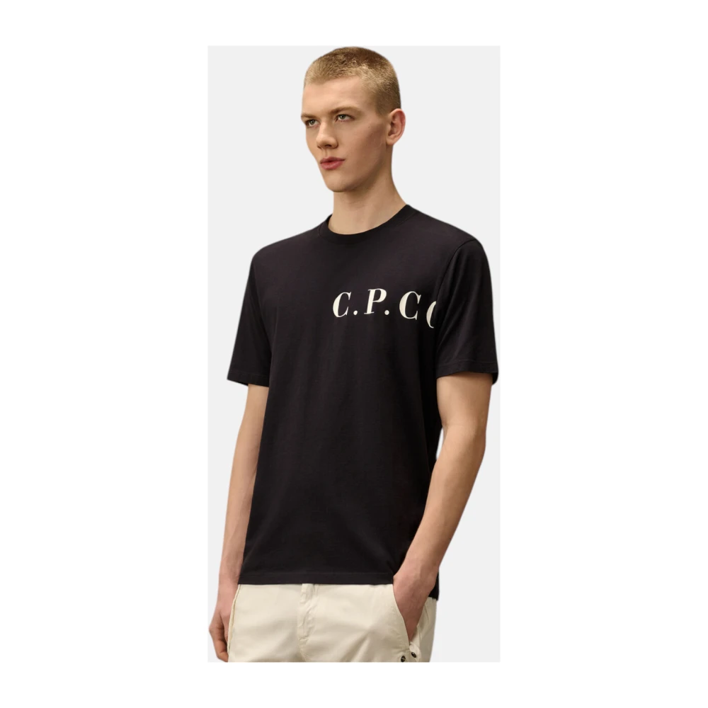 C.P. Company Marine Jersey T-shirt Blue Heren