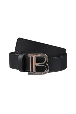 black-leather-logo-buckle-belt