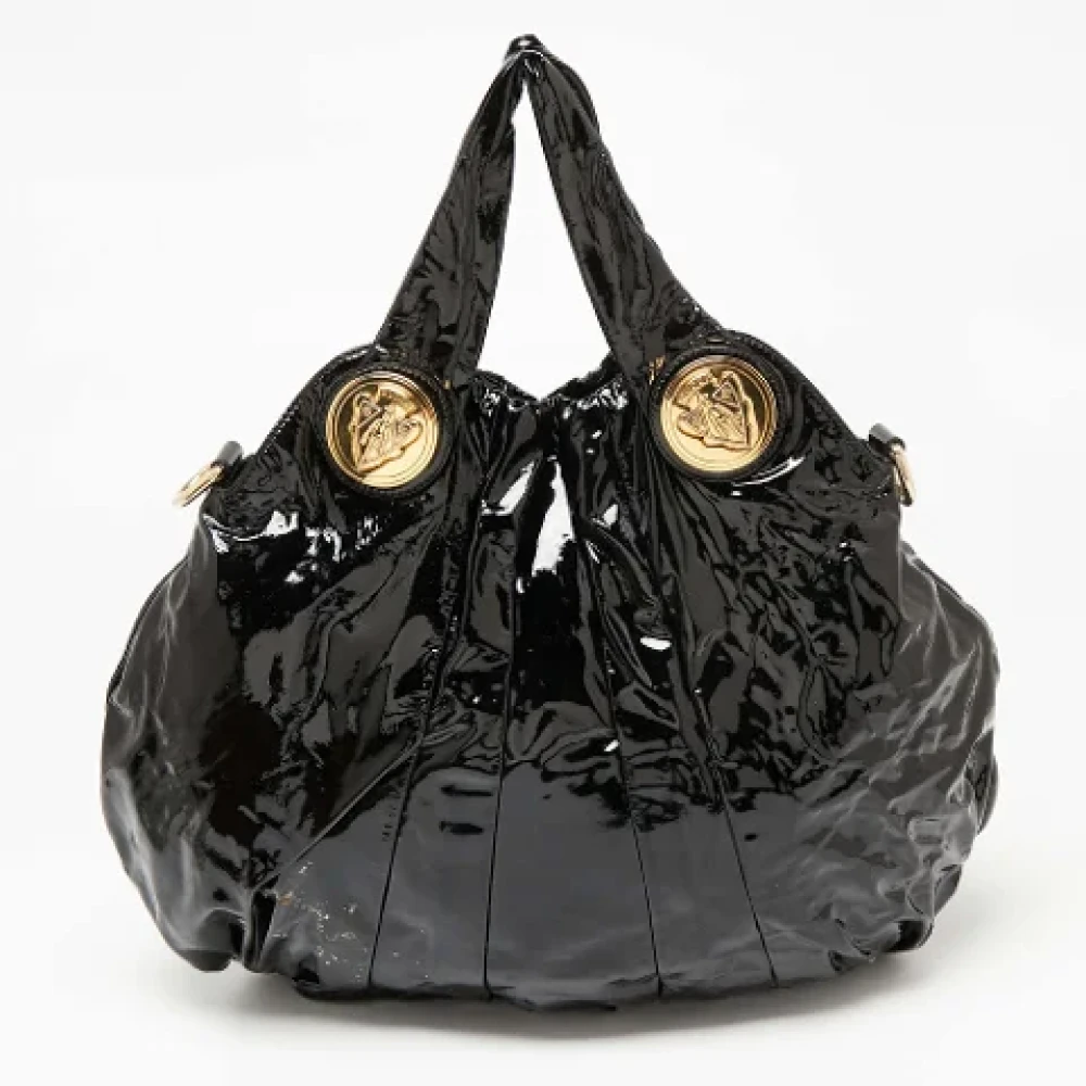 Gucci Vintage Pre-owned Leather totes Black Dames