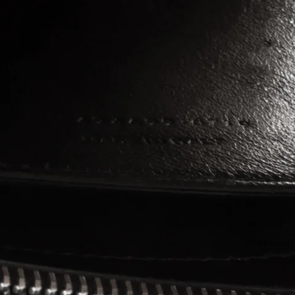 Yves Saint Laurent Vintage Pre-owned Leather shoulder-bags Blue Dames