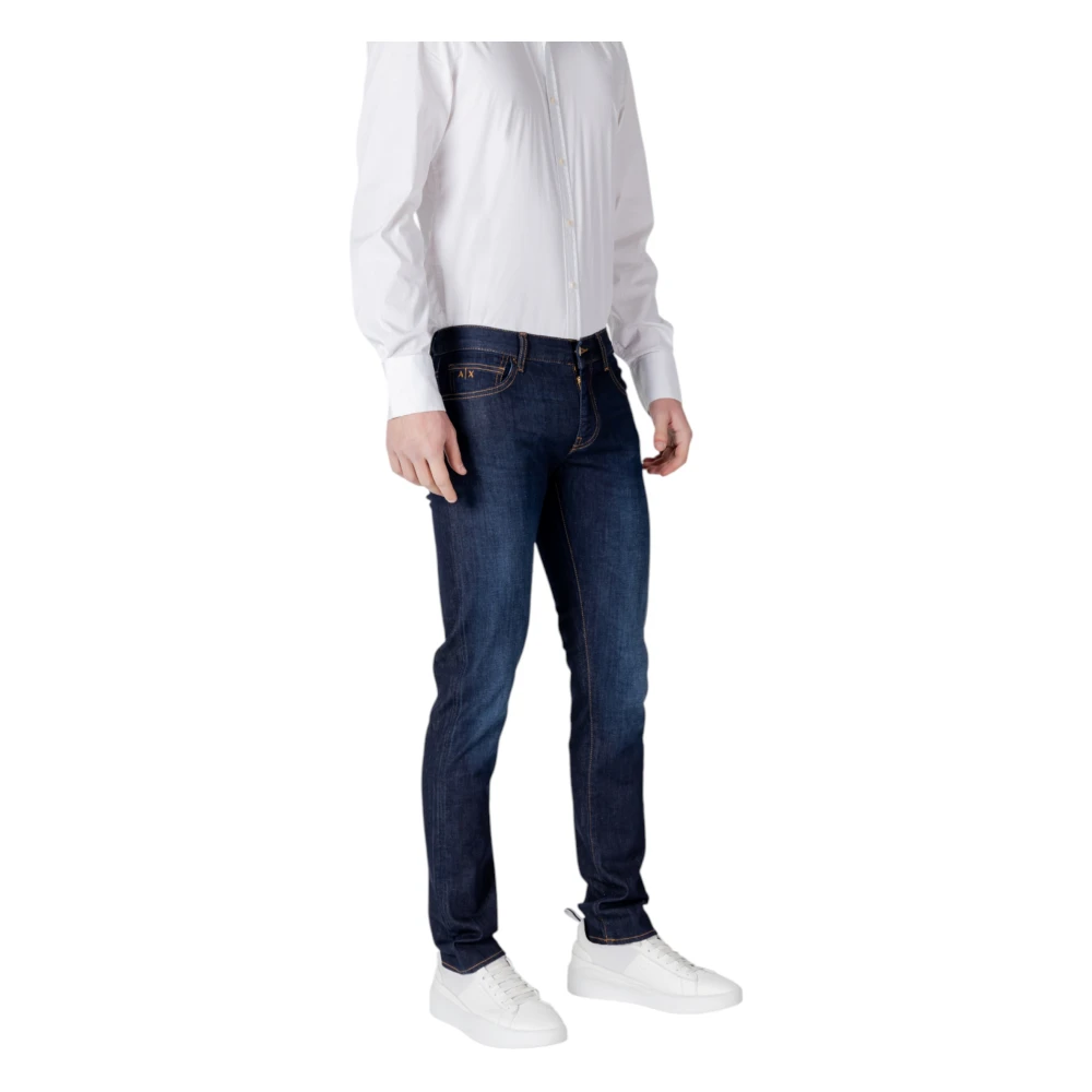 Armani Exchange J13 Slim Fit Jeans van katoenen denim Blue Heren