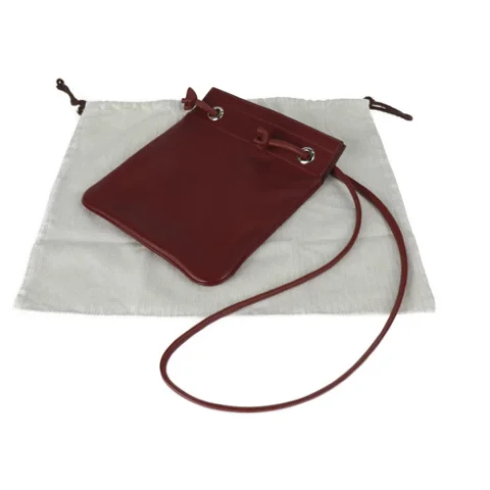 Hermès Vintage Pre-owned Fabric shoulder-bags Brown Dames