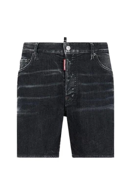 Bermuda jeansshorts med fem fickor