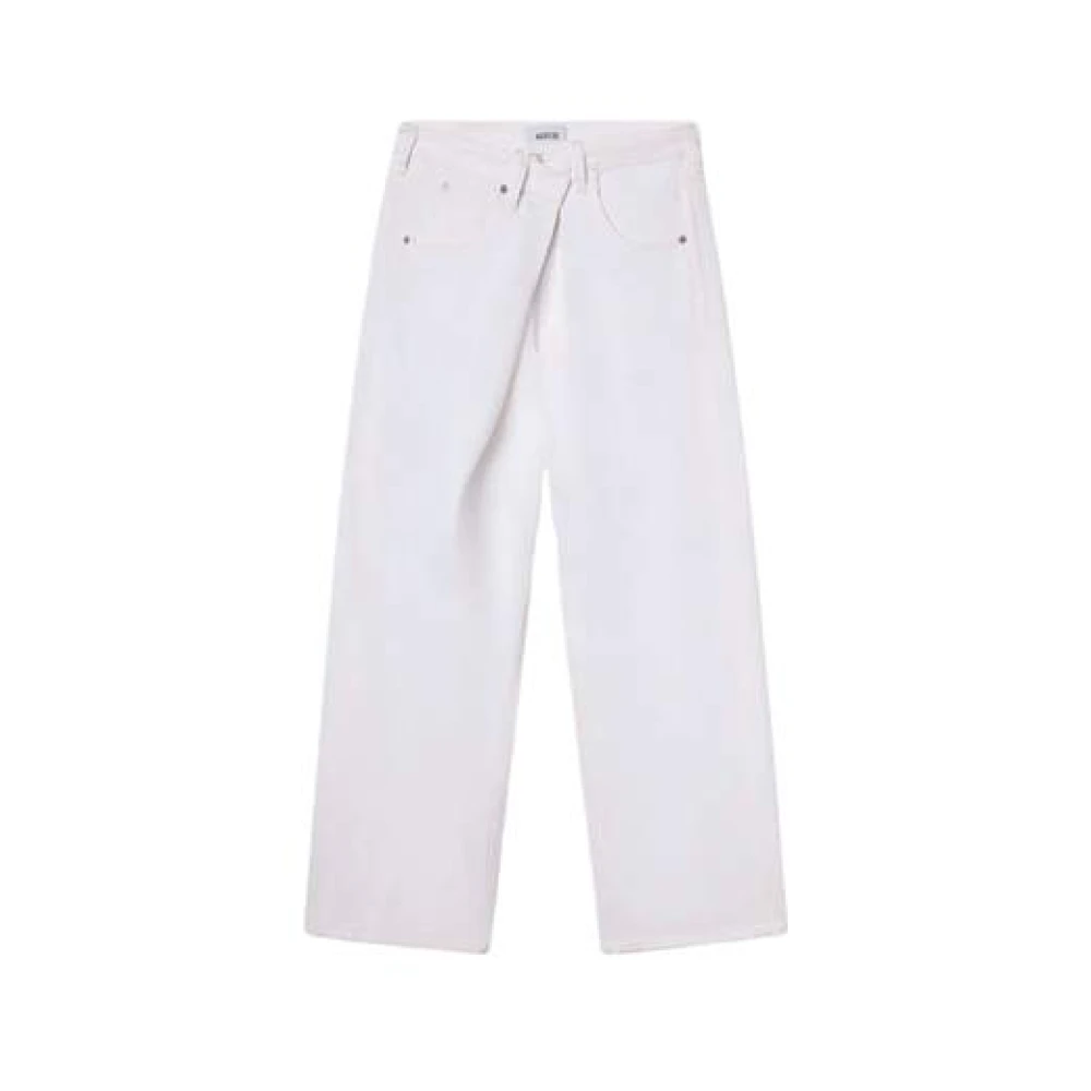 Agolde Women's White Wide Jeans - Wide Jeans - W27 - Jeans