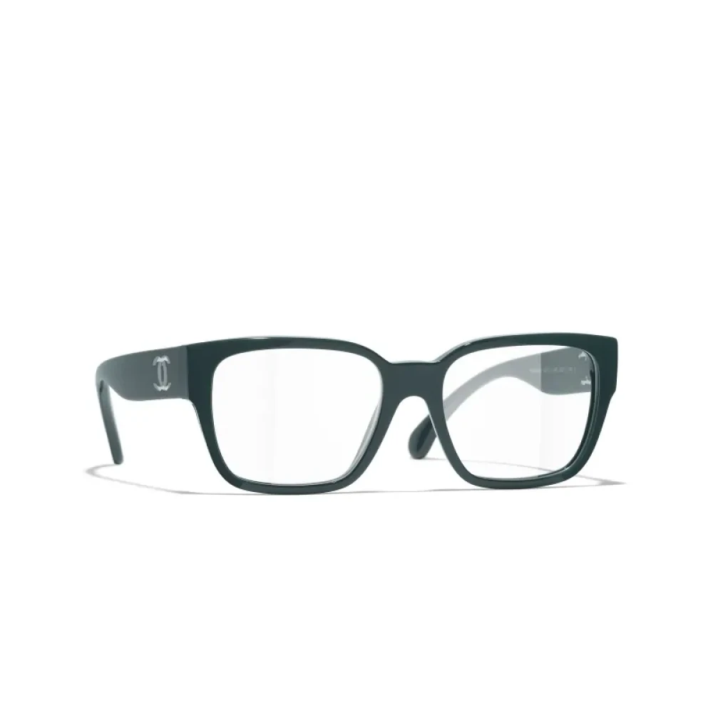 Chanel Corrigerende Bril Groen Montuur Acetaat Materiaal Green Dames