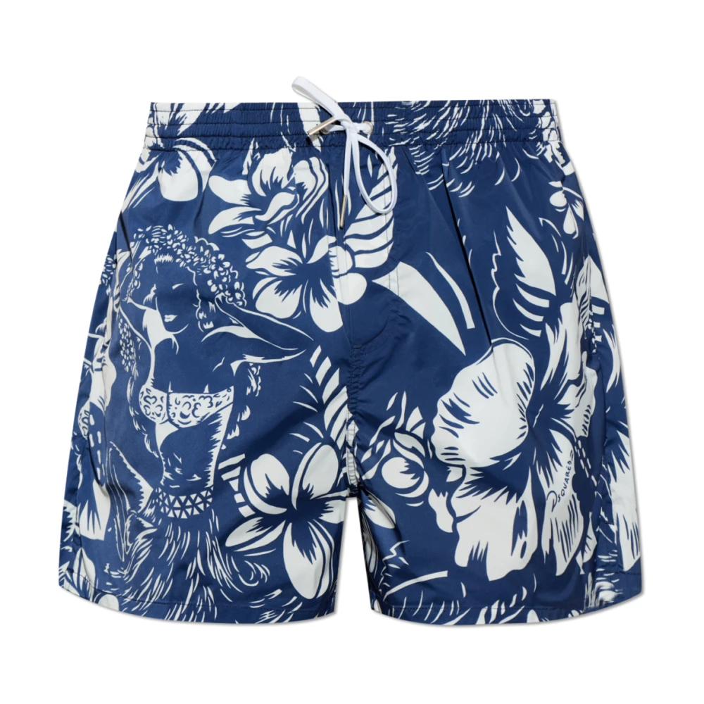 Dsquared2 Hombre Azul Trajes De Baño, Talla: Xs