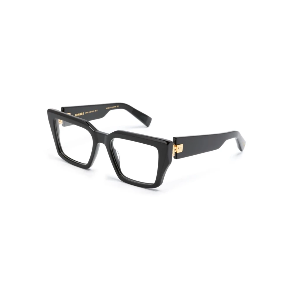 Balmain Unisex Black Bpx148 A Optical Frame - Glasses - 52 Mm - Accessories