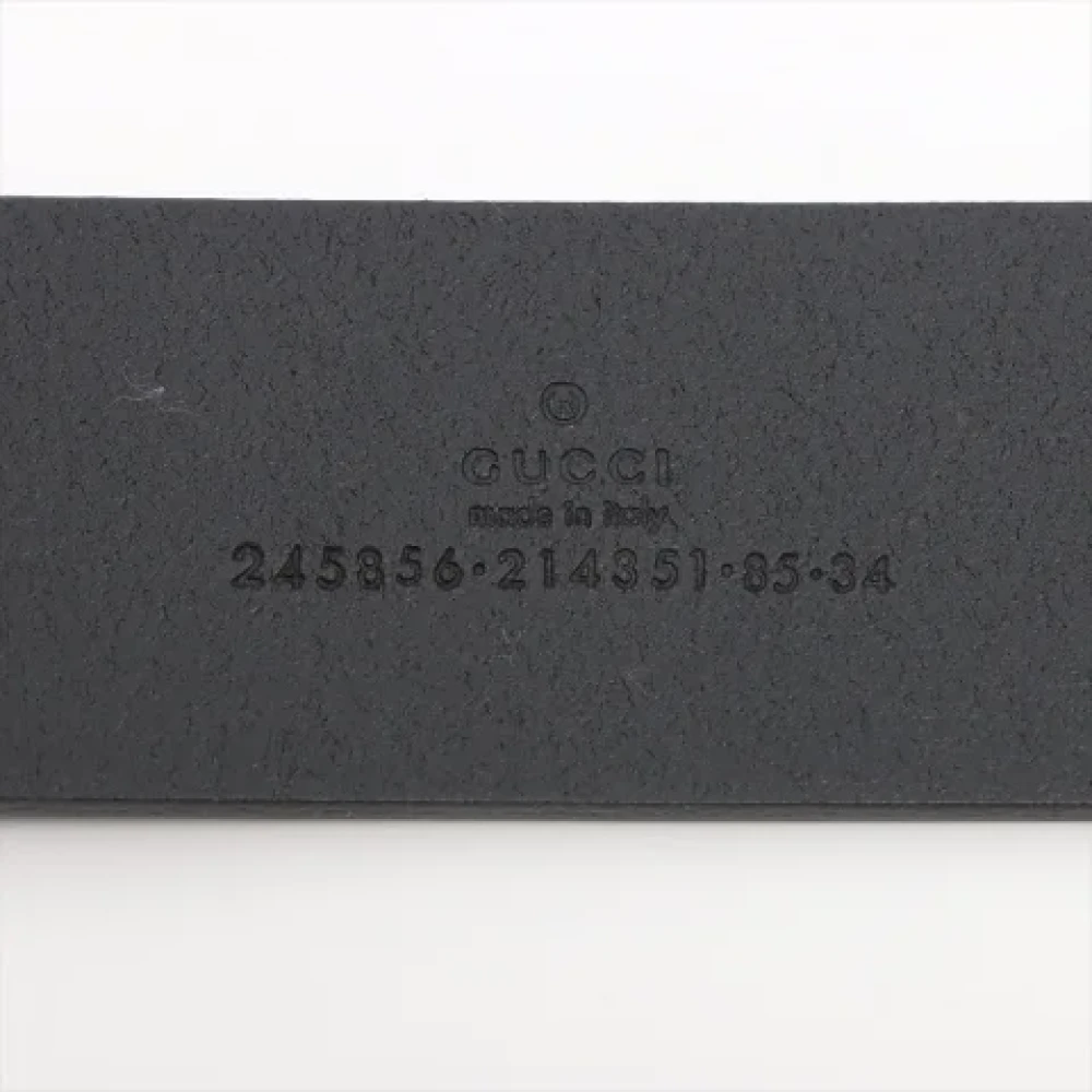 Gucci Vintage Pre-owned Leather belts Black Dames