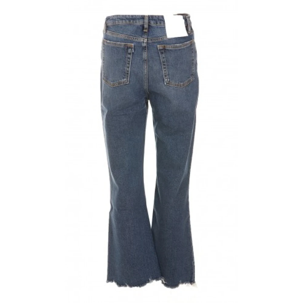 3X1 Hoge Taille Wijde Jeans voor Vrouwen Blue Dames
