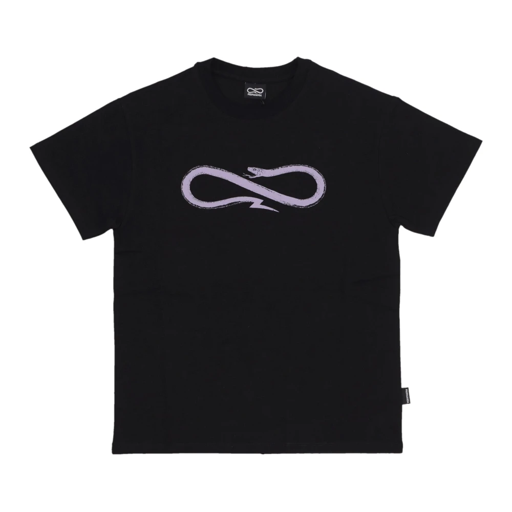 Propaganda Zwart Logo Tee Korte Mouw Katoen Black Heren