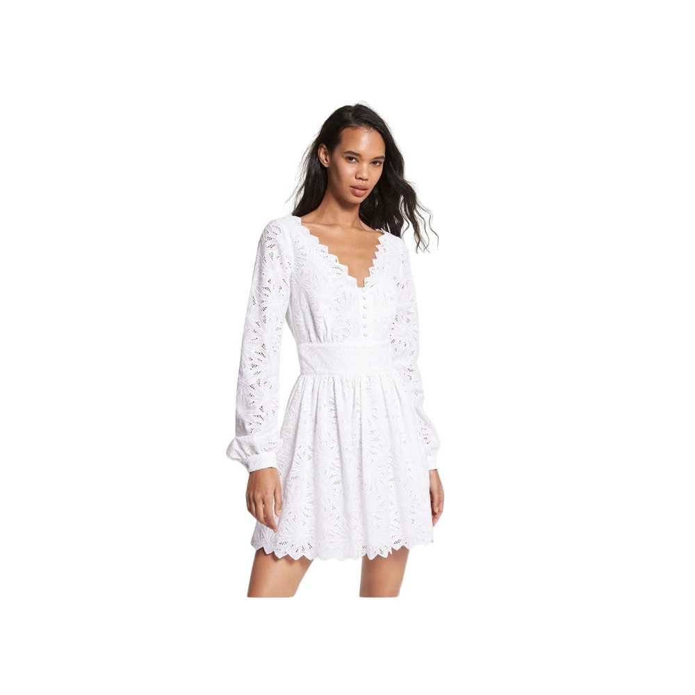Michael Kors Elegante Jurk voor Vrouwen White Dames