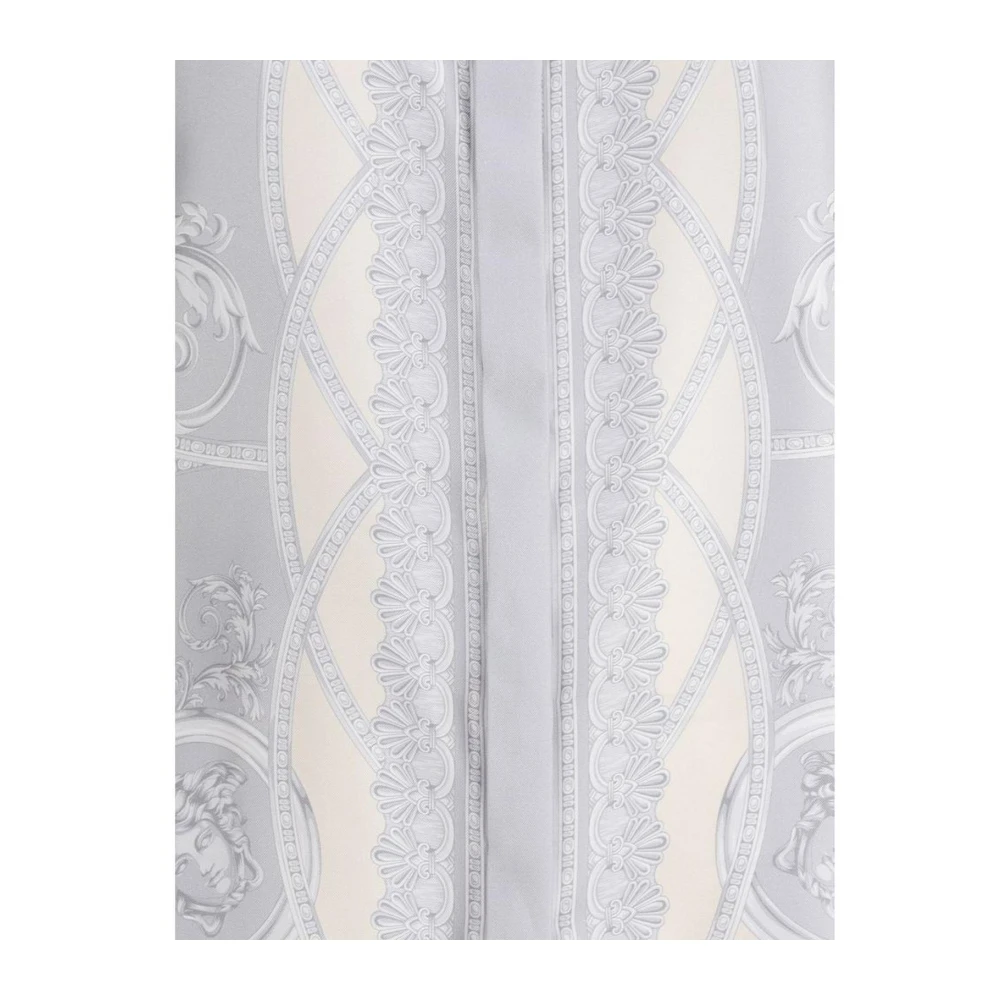 Versace Barok Print Zijden Overhemd Multicolor Dames