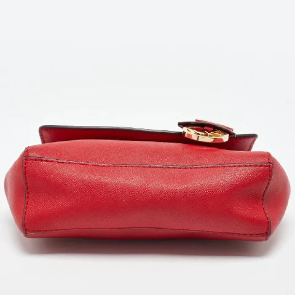Michael Kors Pre-owned Leather handbags Red Dames