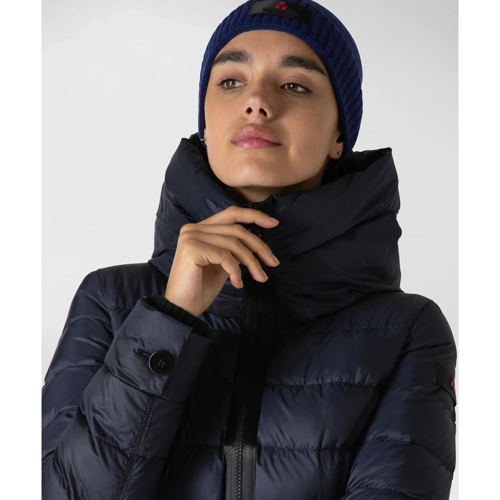 Peuterey Stijlvol Lichtgewicht Gewatteerde Jas Blue Dames