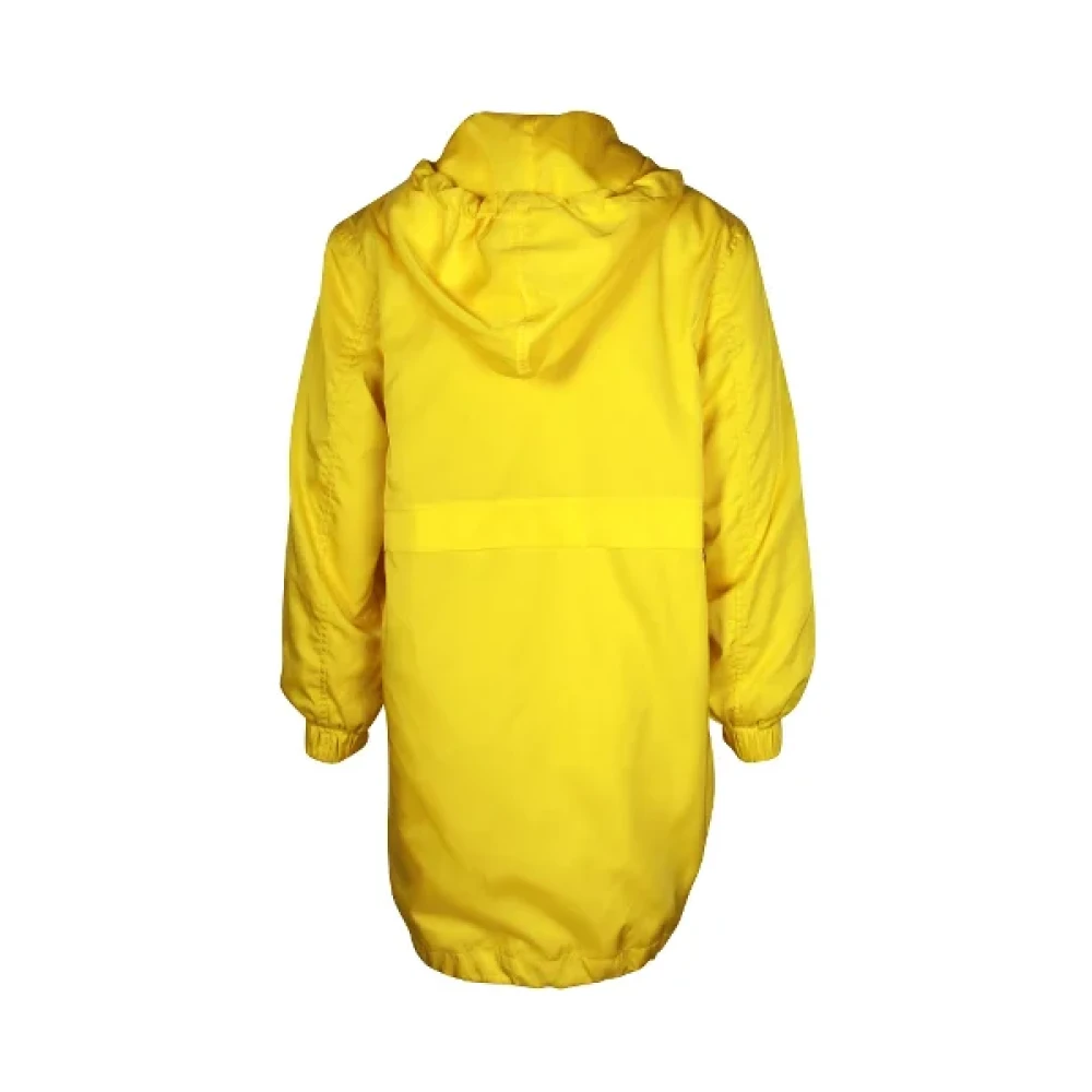 Moschino Pre-Owned Pre-owned Nylon outerwear Yellow Dames