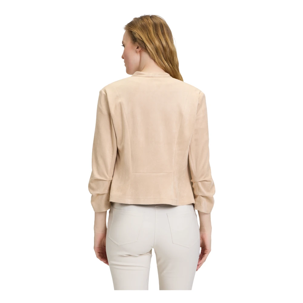 Betty Barclay Elegante Blazer Jas 3 4 Mouw Beige Dames
