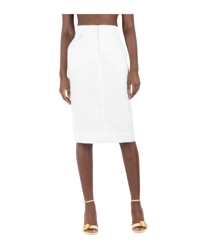 jupe-midi-blanche-avec-decoupe