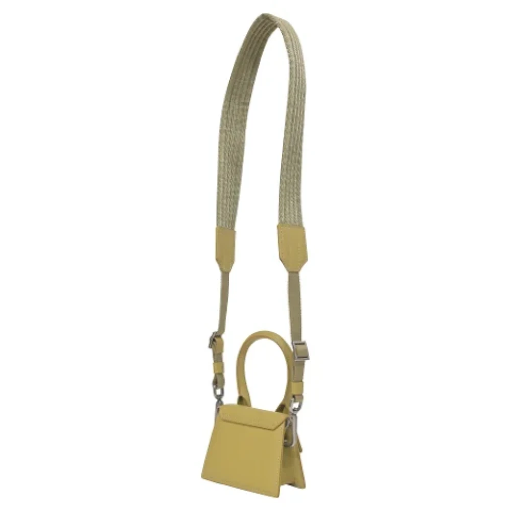 Jacquemus Pre-owned Leather shoulder-bags Green Dames