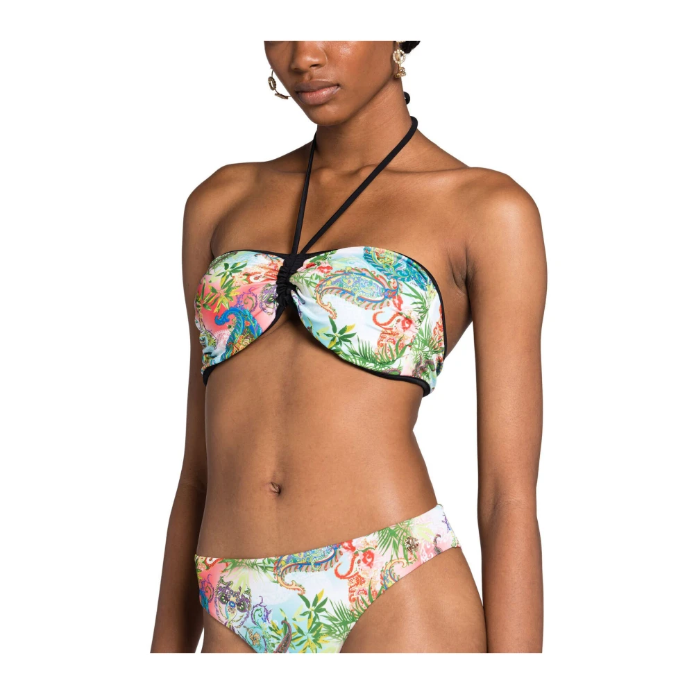Roberto Cavalli Botanische Halternek Bikini Set Multicolor Dames