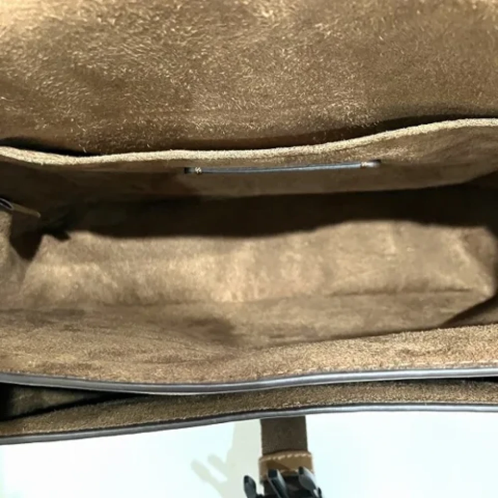 Coach Pre-owned Canvas shoulder-bags Brown Dames