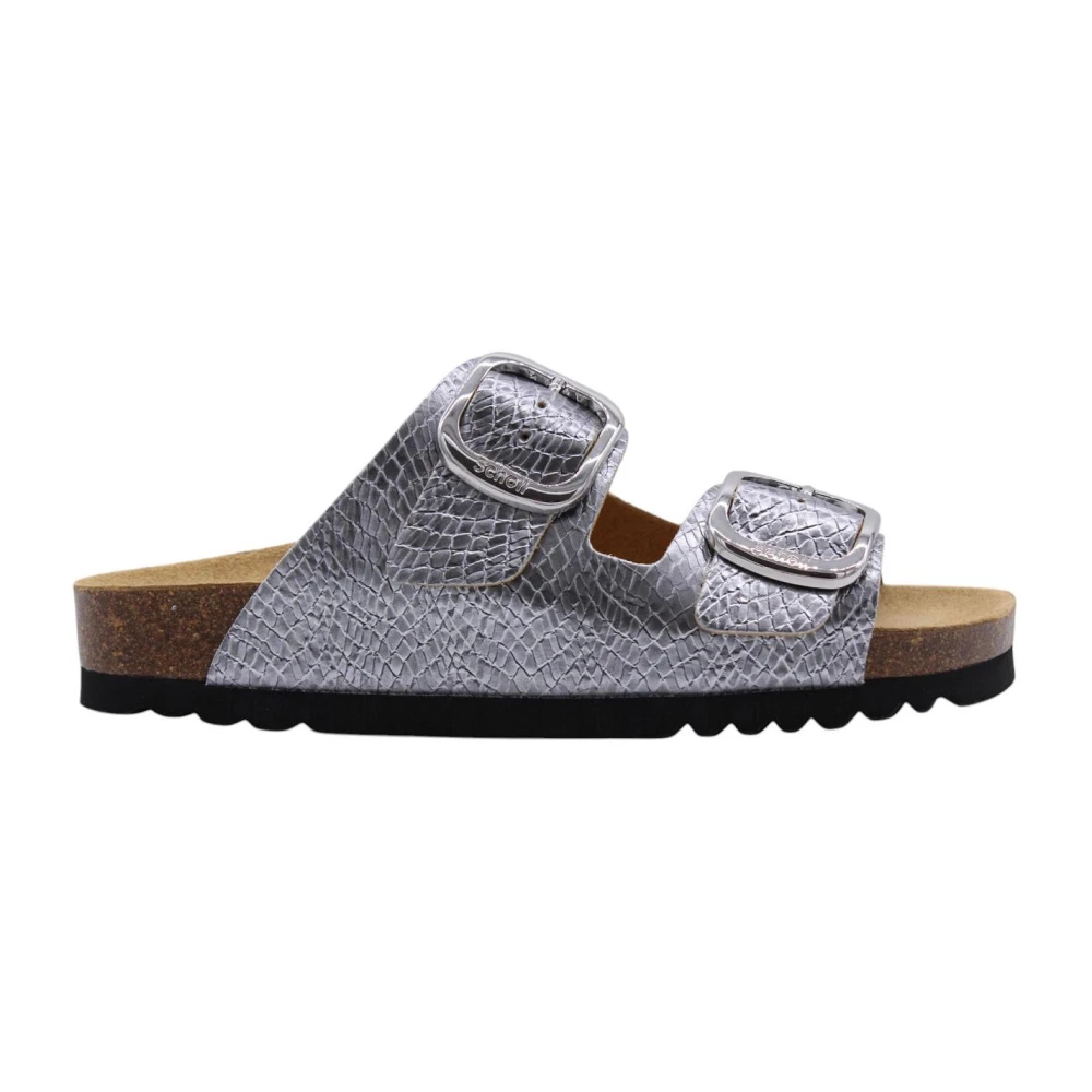 Scholl Women's Gray Comfortable Bailleul Slipper For Everyday Wear - Sliders - 4 Uk - Shoes